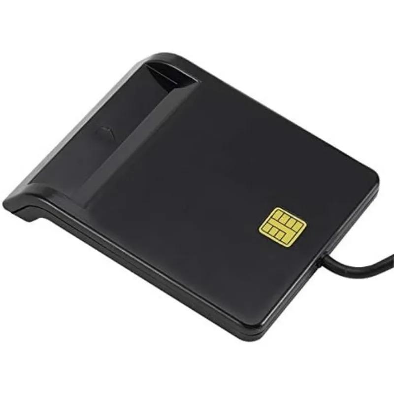 Univerzální přenosná čtečka čipových karet pro telefony a tablety s Androidem pro identifikaci bankovních karet, bankomatů a SIM karet s Windows