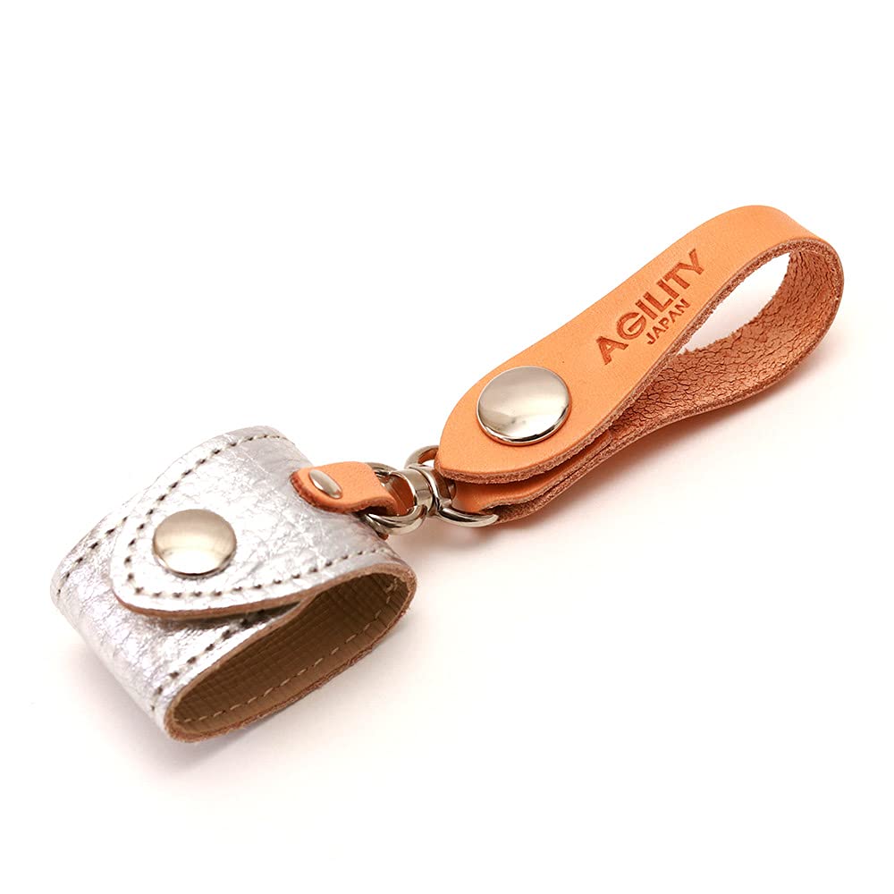 

AGILITY affa Lielle Glove Holder, Glove Clip, Genuine Leather, Leather Accessories, Gold and Silver