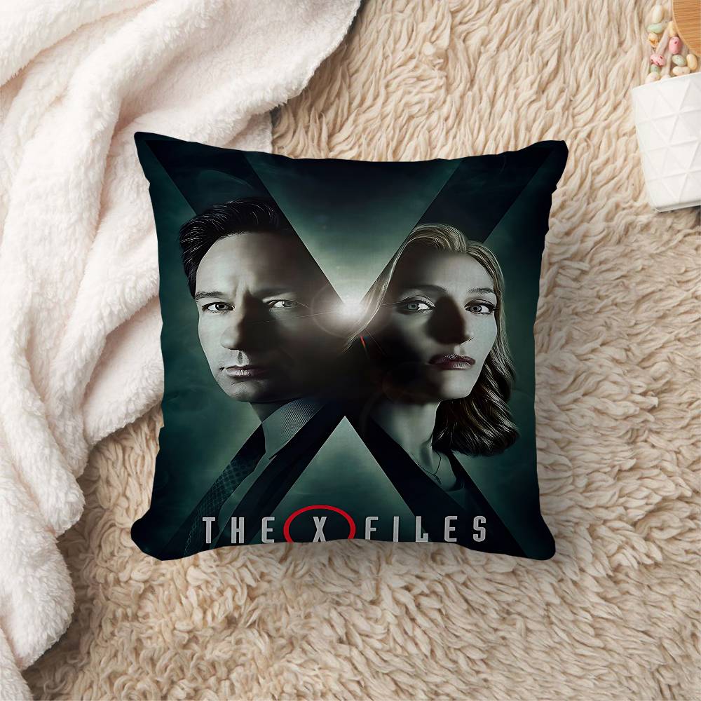 The X Files I WANT TO BELIEVE Movie Office Cushion Pillowcase Car Cushion Cover45X45CM Lumbar Pillowcase Sofa Pillowcover