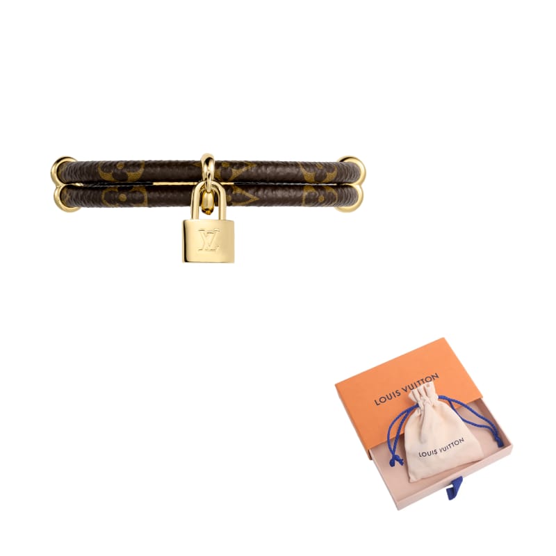 Louis Vuitton 2021-2025 Monogram Keep It Twice Bracelet 19 Costume Bracelet M6640E