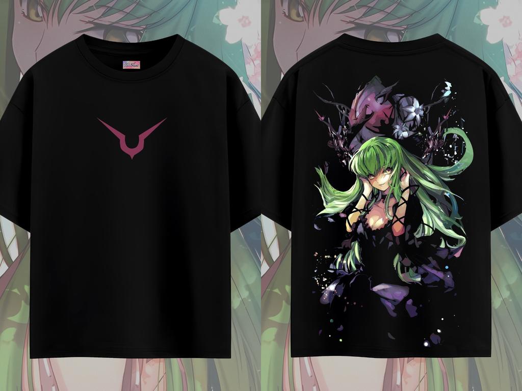 Classic Japanese Anime Emperor Lelouch Tee Men Women T-shirts Oversized Y2k Heavy Cotton Female Male Clothes Comfortable Tops
