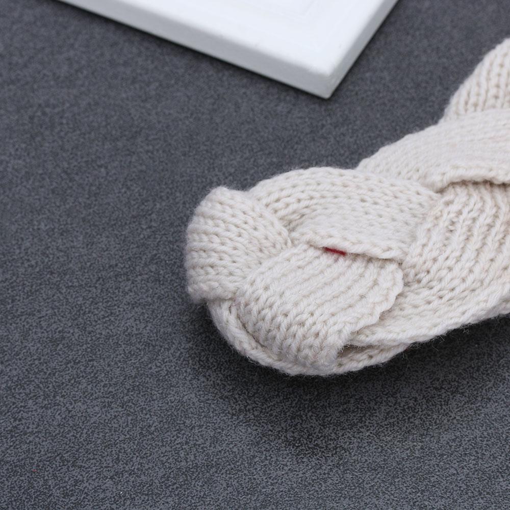 Winter Warm Women Vintage Twist Headwear Crochet Hair Band Knitted Headband