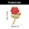 Elegante Rosenbrosche Accessoire Rosen Emaille Anstecknadel Brosche Elegantes florales Accessoire für Hochzeitsanzüge und Geburtstagsgeschenke