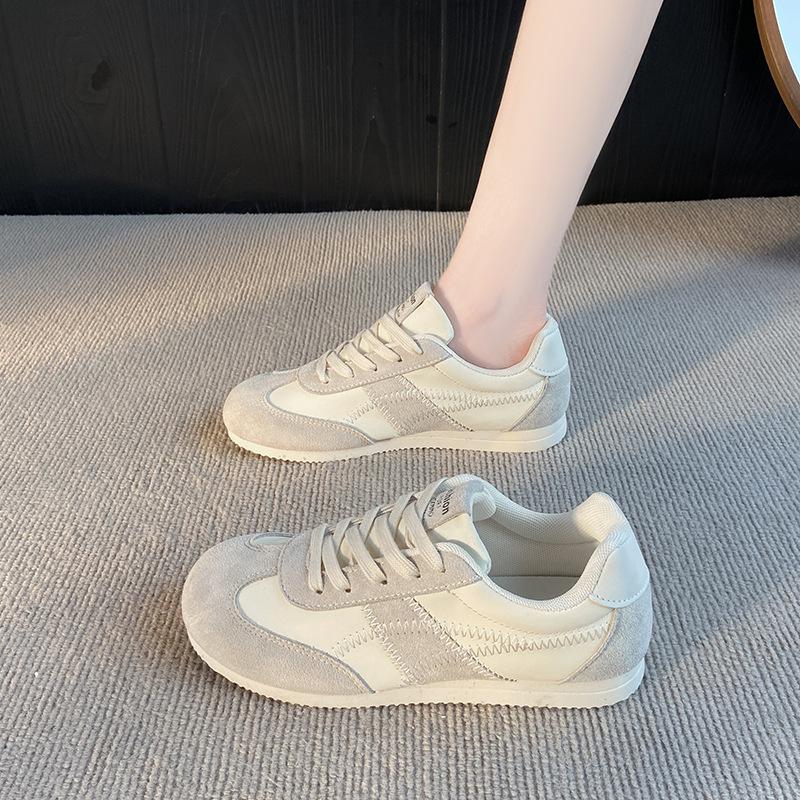 2025 Spring and Autumn Casual Shoes Student Personality Korean Edition Fashion Outer Wear New Soft-soled German Training Shoes Women's Sports Shoes Bo