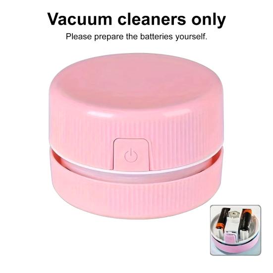 Desktop Vacuum Cleaner Portable Handheld Desk Cleaner for Crumbs Debris Pencil Shavings Snack Paper Eraser Dust Removal Tool