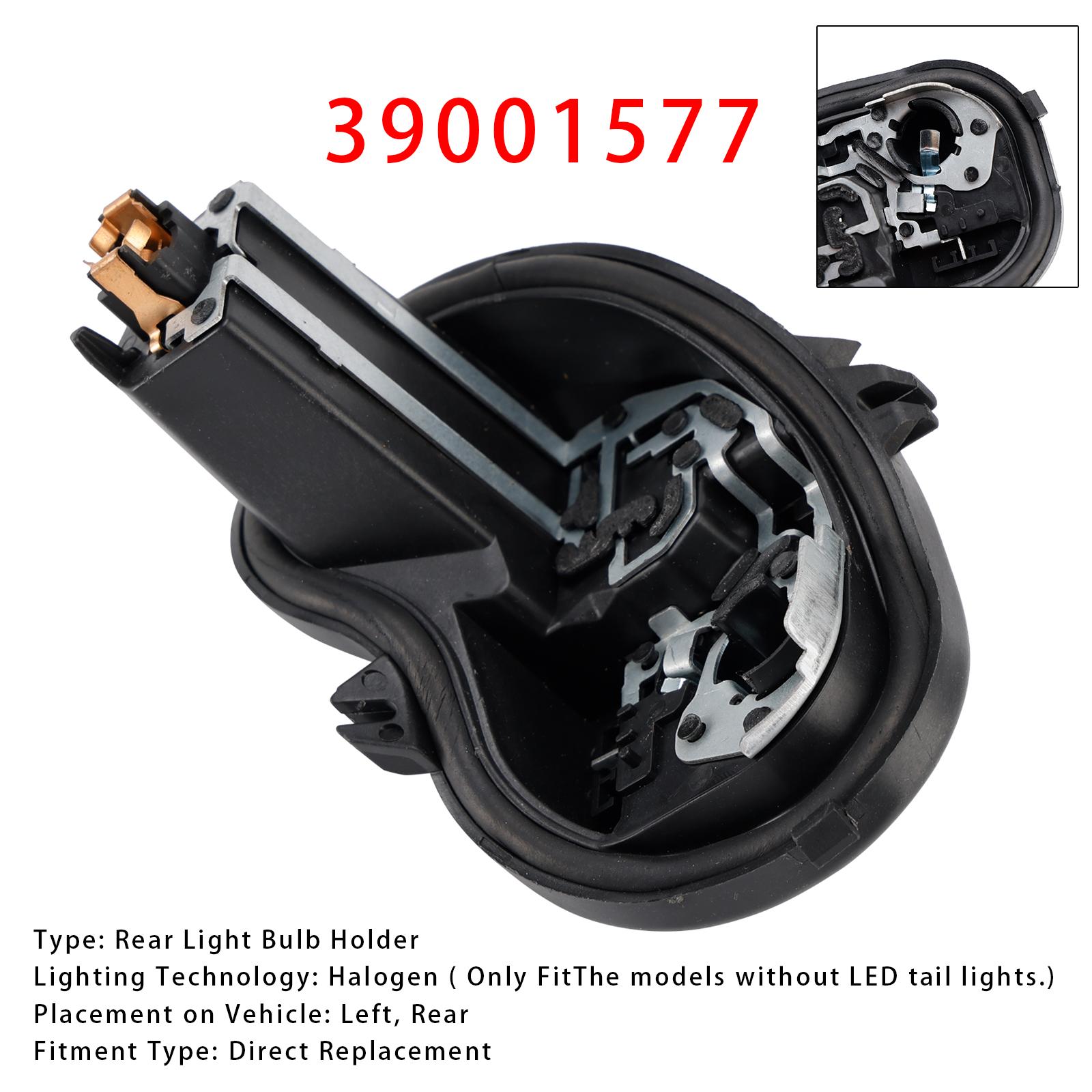 Artudatech Левый/Правый Держатель лампочки заднего фонаря 39001577 39001578 Для VAUXHALL ASTRA K 2016- 2017 2018 Left 39001577