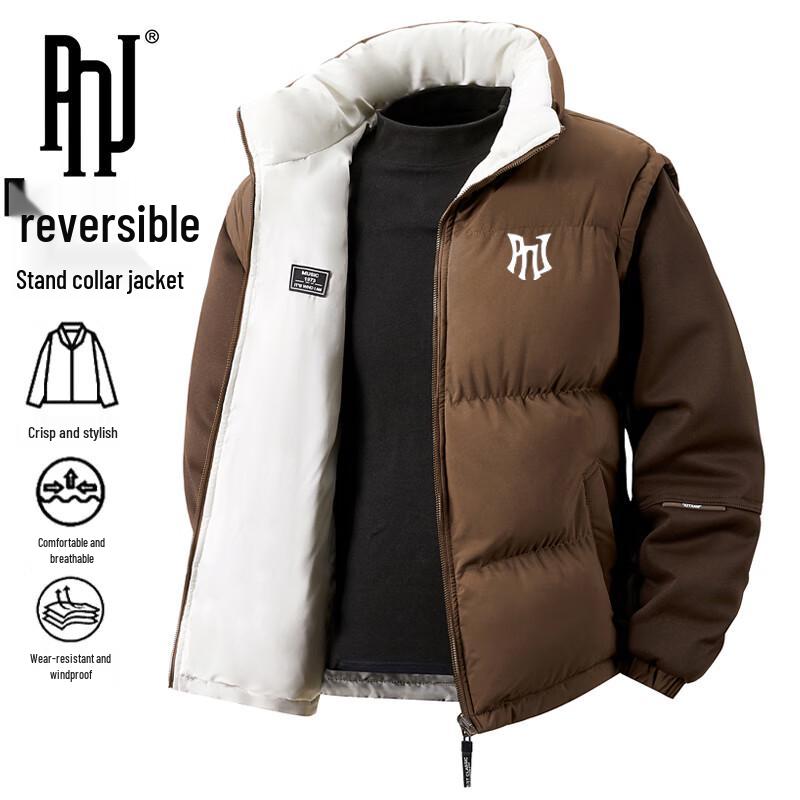 

PNJ Men s Autumn/Winter Thickened Padded Jacket S