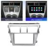 Fit 2006-12 Toyota Yaris Sedan 7-Inch Stereo Frame Radio Fascia Panel Bezel Trim