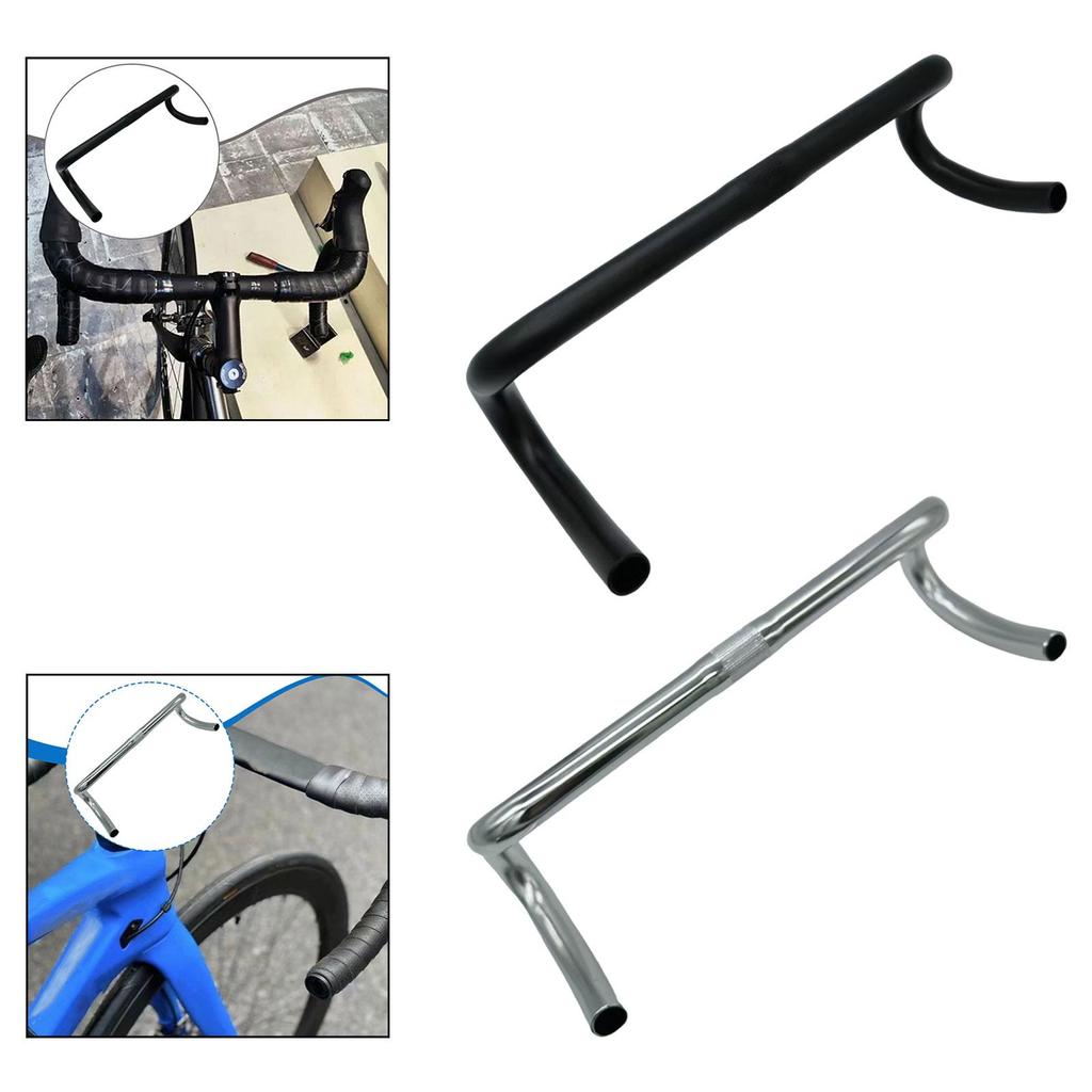 Řídítka pro kolo s pevným převodem, Ohnutá řídítka, Robustní, Vysoký výkon, Přímá