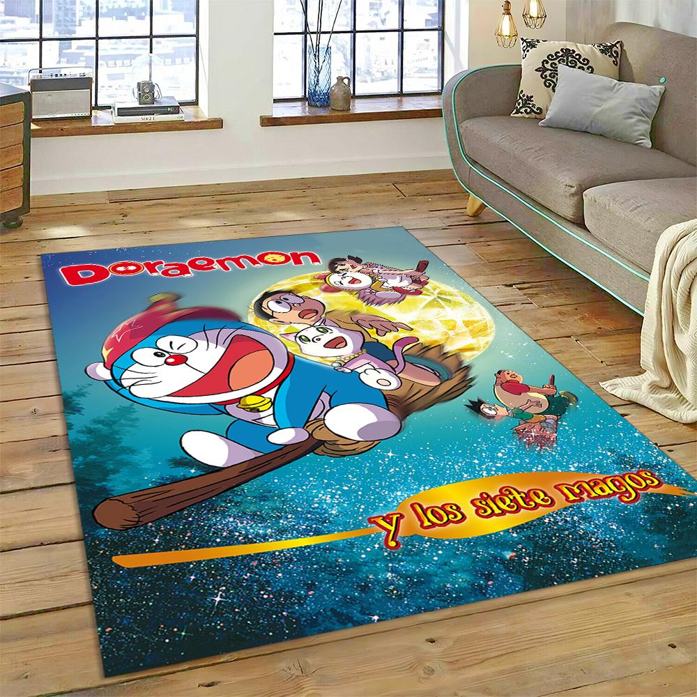 3D D-Doraemon Cartoon Dream Carpet Rug for Living Room Bedroom Home Sofa Decoration,Kids Play Non-slip Floor Mat