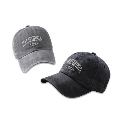 Cotton Retro Vintage Baseball Cap Men Women Denim Embroidered Letters Hat Cotton Soft Top Caps Casual Retro Unisex Hats