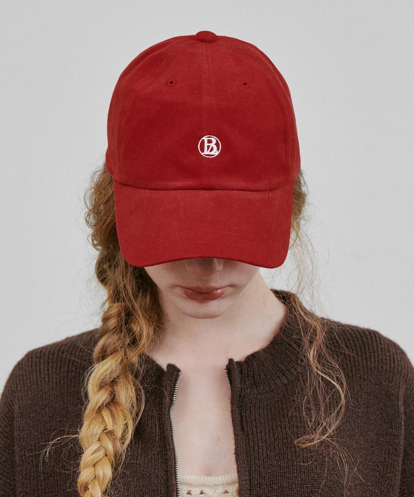 BELLOL Small B Logo Ball Cap Wine