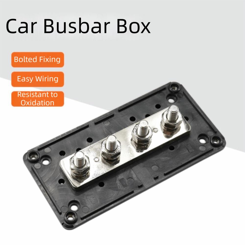 4 Terminal Studs DC 48v Distribution Block Heavy-Duty Modular Design Power Distribution Block  Car
