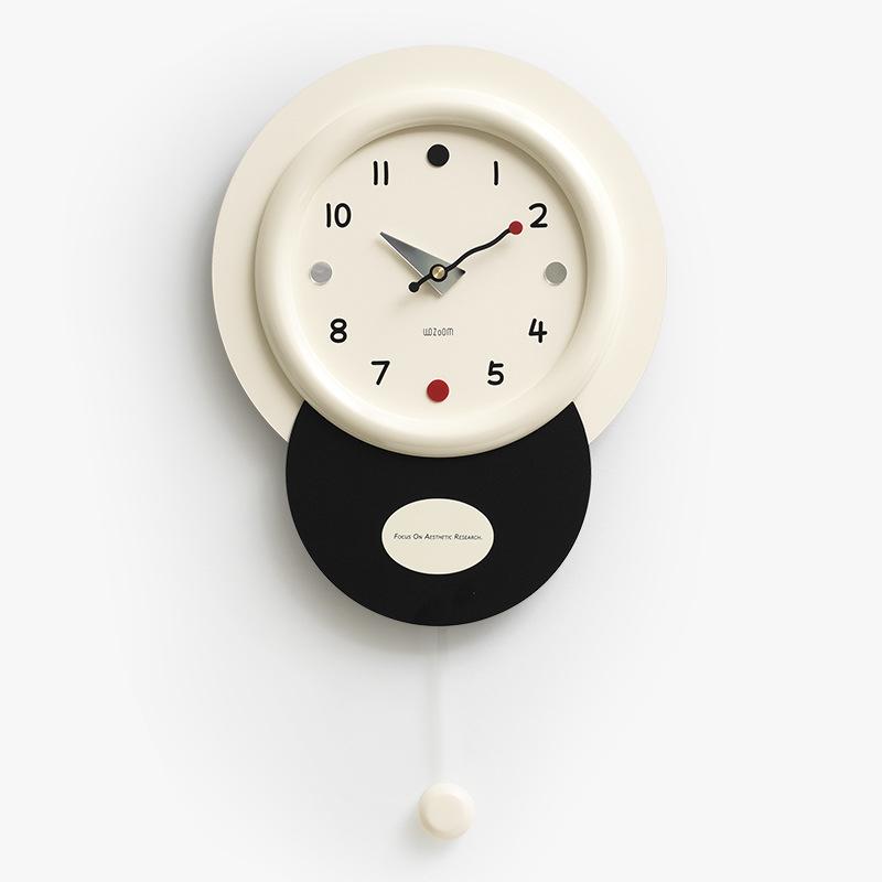 Swing Wall Clock Living Room Simple Clock Modern Restaurant Creative Wall Watch Nordic Entrance Hall Decoration Accessories