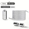1 Pair of Elastic No-Tie Shoelaces, Lazy Shoelaces, Pearlescent Fashion Shoelaces, Suitable for Skate Shoes and Sneakers