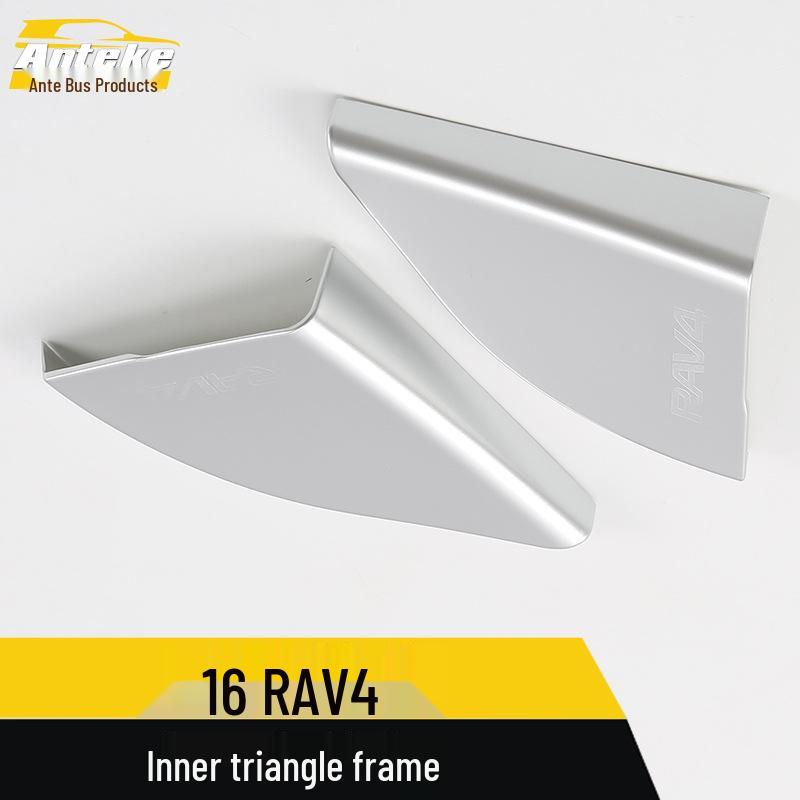 16 RAV4 Interior Triangle Decoration Frame - Electroplated Bright Car Accessories