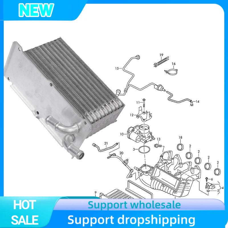Innovative Engine Oil Cooler Systems 03F145749C 03C145749B For  A1 A3 VW Golf Beetle Polo Seat Skoda Fabia 1.2 Tsi 03F145749