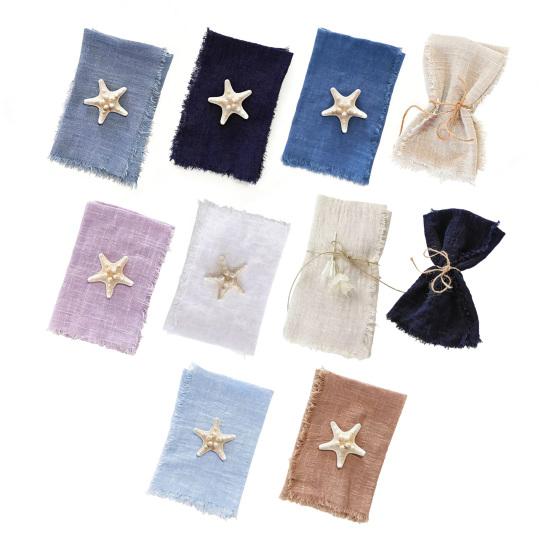 Bohemian Napkin with Fringe Solid Color Dinner Napkin Machine Washable Rustic Napkin for Home Farmhouse Party Wedding Dining Table Decor