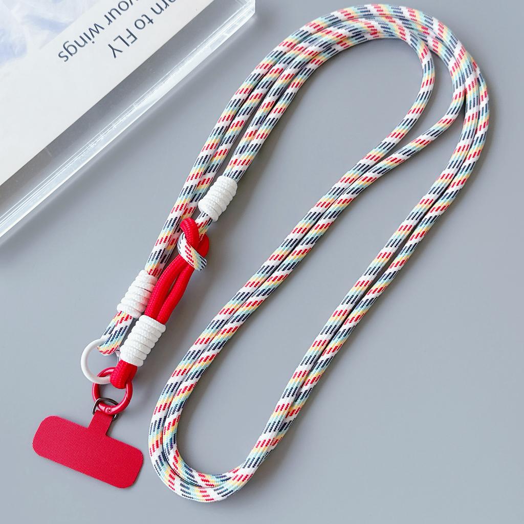 DIY Two-in-one Mobile Phone Lanyard, Crossbody Long Rope, Neck Lanyard, Finger Lanyard, Anti-loss, Enlarged Hanging Piece