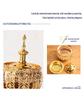 Middle Eastern Lace Metal Incense Burner - Fashionable Sandalwood Ornament for Home Decor