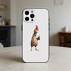 Funny Chicken Joe Surf     Phone Case For iPhone 17,16,15,14,13,12,11 Plus,Pro,Max,Mini Silicone Black Soft Cover