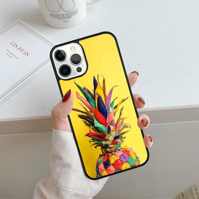 Pineapple Summer Phone Case For iPhone 17 Air 13 12 14 15 16 Cover For Apple 14 15 16 Pro Max 6S Plus Coque