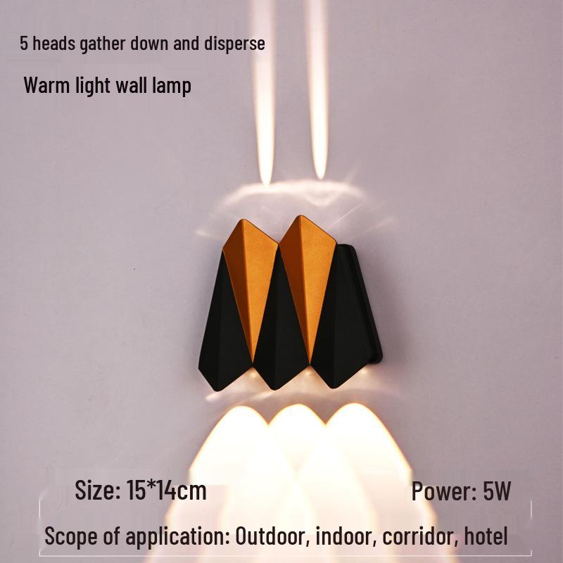 Airplane Series Outdoor Minimalist Wall Light for Villa, Courtyard, Balcony, Corridor, Aisle, or Stairway