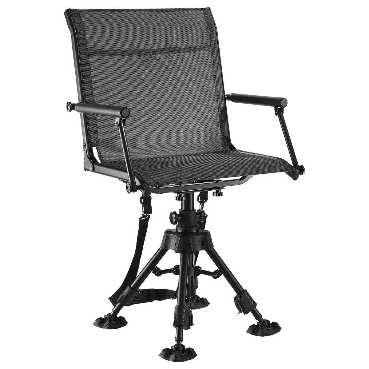 Hunting Chair, 360° Silent Swivel, Foldable