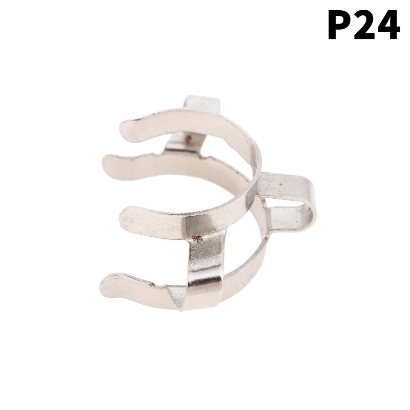 1Pc Stainless Steel Standard Ground Mouth Clip Caliber 14#19#24#29#34#45# Laboratory Clamp Heat Resisting Ground Clip Adapter