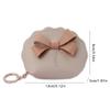 New College Style Bow PU Leather Keychain Mini Wallet Multifunctional Portable Lipstick Coin Storage Bag Zipper Coin Purse