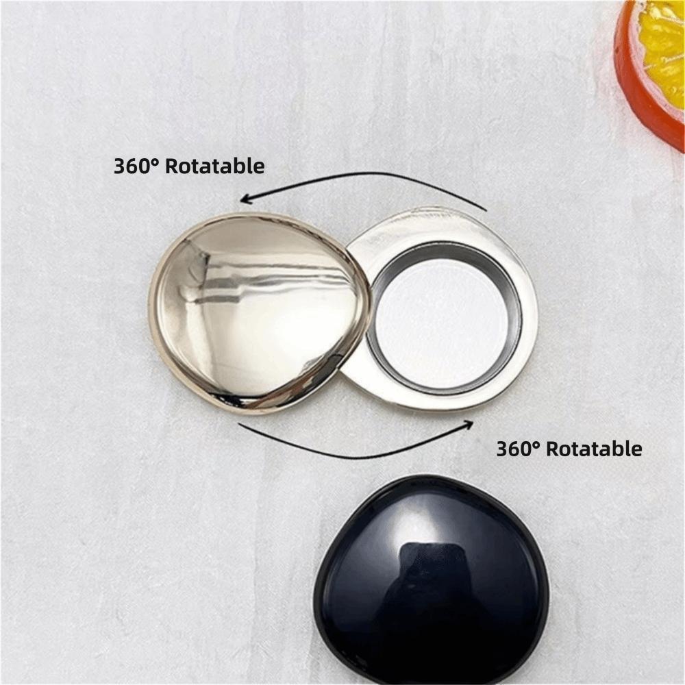 Replaceable Travel Balm Box Zinc Alloy Refillable Bottles Solid Perfume Container  Cosmetic Case