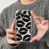 Black Sexy Lips Premium Clear Protective Phone Case For Iphone 11 Pro Max 17E 16E 17 Air 15 Plus 14 13 12 16 Funda Shell