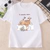 Funny Cat That Always Wants To Sleep Prints T Shirt ONeck Soft Loose Tee Tops Basic Unisex Clothes Casual Short Sleeve Tees