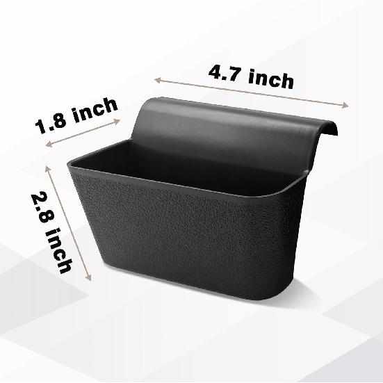 Muslogy for 2025 2024  Colorado & Canyon Center Console Shifter Storage Box ABS Material Console Side Organizer Left & Right Set Compatible with