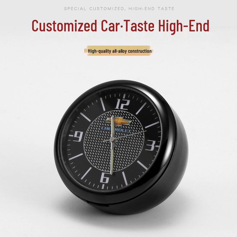 Luminous Digital Car Clock Quartz Watch Ornament