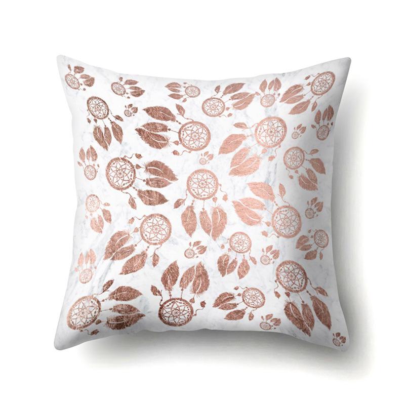 Polyester Pillowcase Automobile Decoration Home Printed Pillowcase Car Cushion Cover Bedside Pillowcase