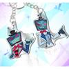 Acrylic Key Buckle for Alastor Lucifer Charlie Vox Adam The Exorcist Anime Cartoons Acrylic Key Chain Student Backpack Pendant