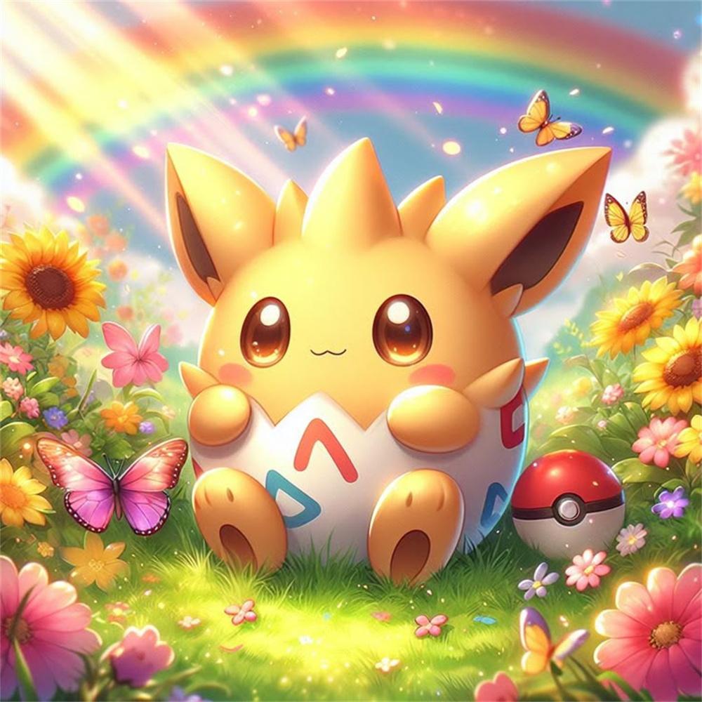 Cartoon und Anime Elfen Diamantmalerei Süßes Gengar Bild DIY Diamantstickerei Heimdekoration Interessantes Handwerk Kindergeschenk