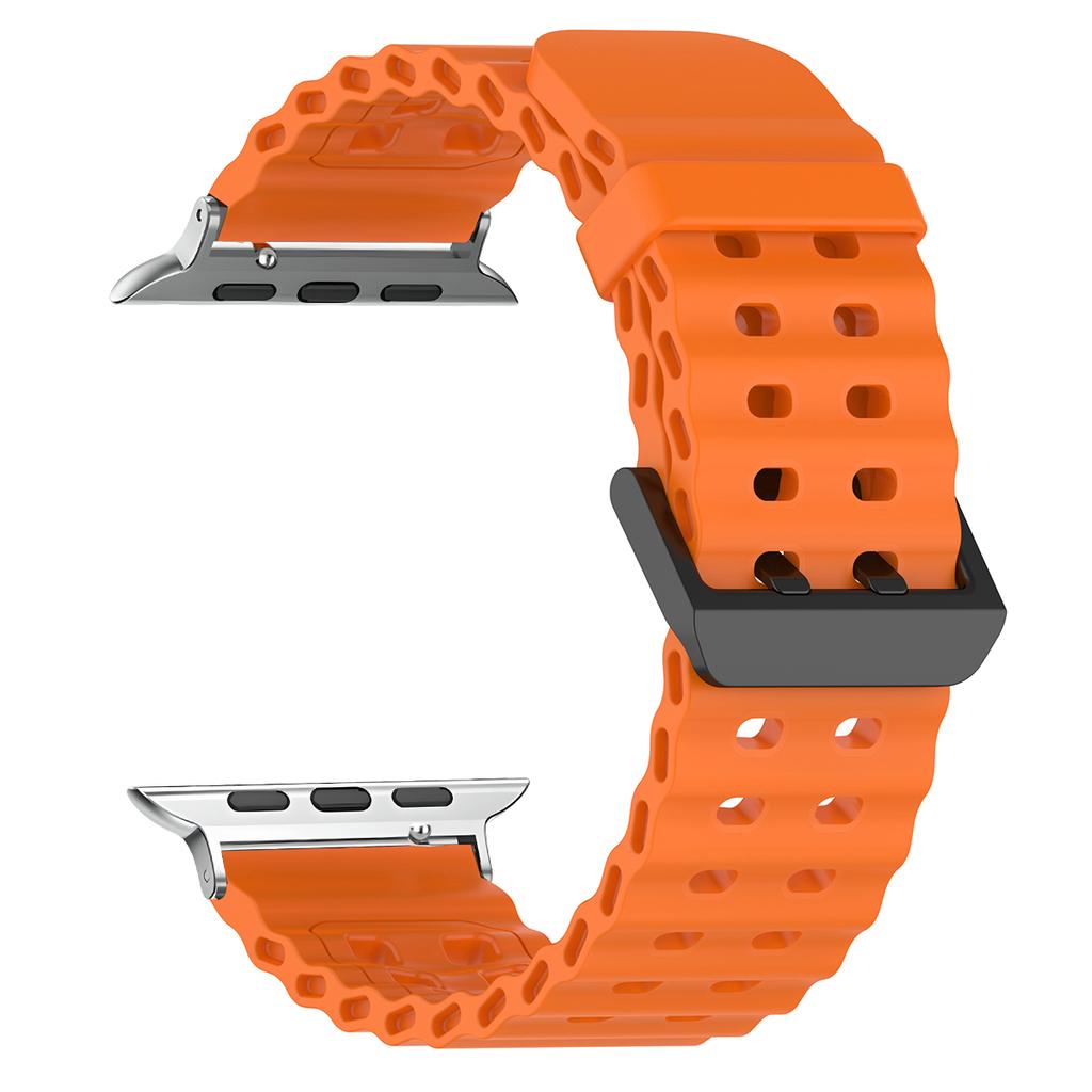 Silicone Strap for Apple Watch Ultra 3 49mm Band Breathable Bracelet for iWatch Series 11 10 42 46mm 9 8 7 6 SE 45mm 44mm Strap
