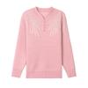Cozy Winter Sweater for Elderly Women: Velvet-Lined, Half-High Collar, Stylish Base Layer for Autumn.
