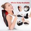 Back And Neck Cervical Massage Pillow Airbag Waist Kneading Massage Cushion Lumbar Chair Massager Car Back Pillow