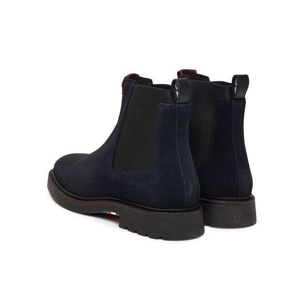 Dark Blue Tommy Hilfiger Comfort Lwt Ankle Boots FM0FM05592