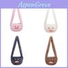 Borsa a tracolla quadrata soffice e carina con fodera in cotone per bambine e adolescenti