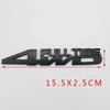 3D Metal 4WD FULL TIME Side Fender Emblem Rear Trunk Boot Badge Sticker Decals For Jeep Honda Ford Toyota Land Cruiser AMS1