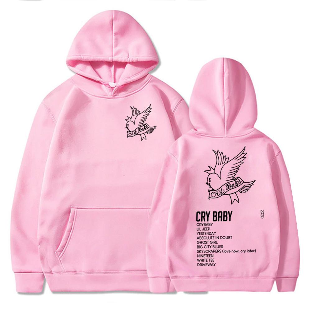 Lil Peep Crybaby Hoodie Lil Peep Music Albums Hoodie Lil Peep Merch Gift for Lil Peep Fan Pullover Tops Streetwear Unisex