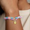 Easter Theme Polymer Clay Bead Bracelet Set of 6 Unique Designs Ornament for Holiday Celebrations and Daily Wear