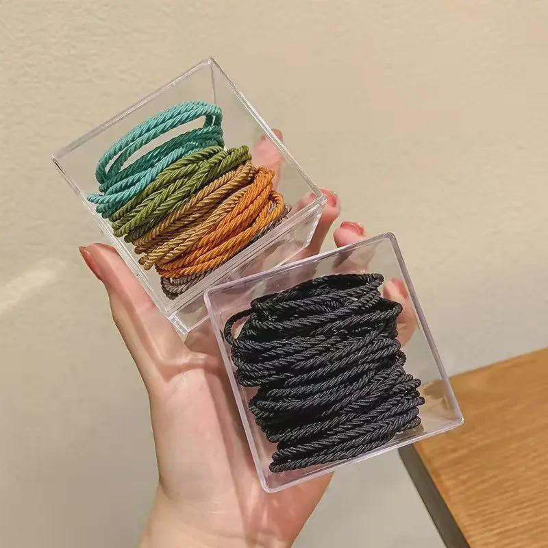 Korean High Elastic Women's Hair Bands: Simple, Damage-Free Accessories