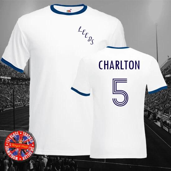 Leeds Jack Charlton Football Ringer Retro T-shirt Euros Gift 3XL