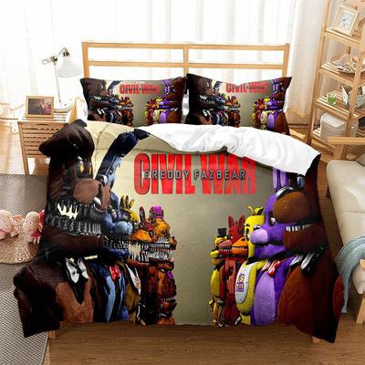 Fashion Technology Printing, 3D Digital Printing, Bedding, Duvet Covers, Pillowcases, Three-piece Sets
