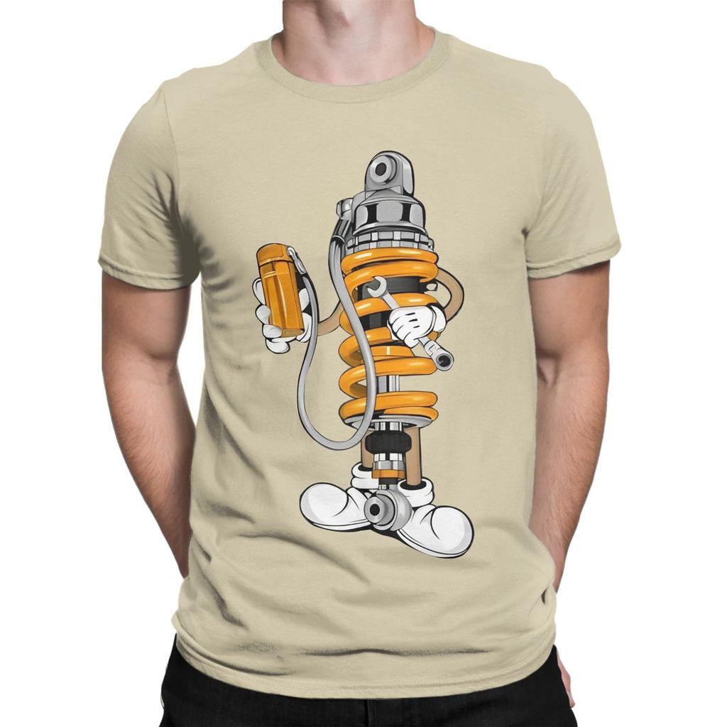 Ohlins Motorcycle 3 T Shirts Mens  100 Cotton Vintage TShirt Round Collar  Tee Shirt Short Sleeve Clothing Original